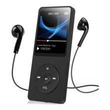Bluetooth Music Player with Recording Function, TFT Screen Built-in Speaker for Music and Audio Books