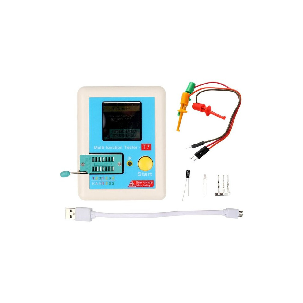 Transistor Tester With 160X128 Colour Tft Screen Lithium Battery, Electronic Component Tester For Diode, Capacitor, Resistor, Inductor, Led 6901508334502
