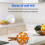 Felt Pot Pan Stacking Pads 12 Pcs - Kitchen Divider Separators Non-Slip Orange 11