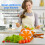 Felt Pot Pan Stacking Pads 12 Pcs - Kitchen Divider Separators Non-Slip Orange 5