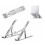 Laptop Stand, Aluminium Foldable Computer Desk for Bed Use with Tablet Holder 1