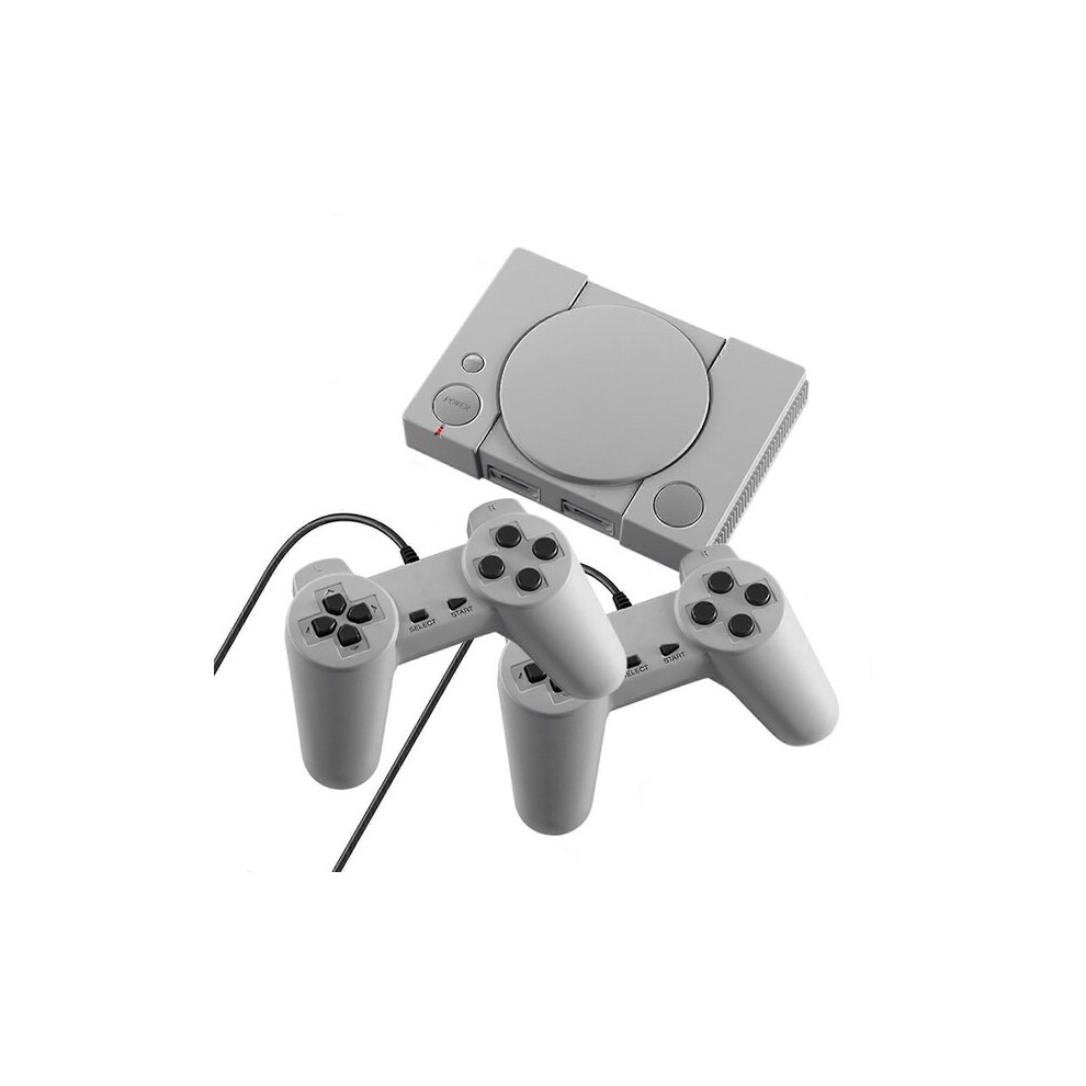 Retro Game Console With 620 Games, Dual Controllers Av Tv Output For Ps1 Style 2-Player Home Entertainment 6901508336520