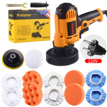 Electric Polisher 700W 3700RPM with Speed Control, Lightweight 1.45kg for Car Paint Polishing and Waxing