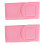 2 Pcs Reusable Gel Neck Patch Pink, Moisturizing, Wrinkle Care 3