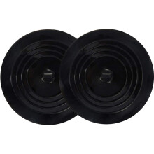 Silicone Bathtub Plug, 6 Inch Large Diameter, 2-Pack, Drain Cover for Bathroom Kitchen Laundry Room