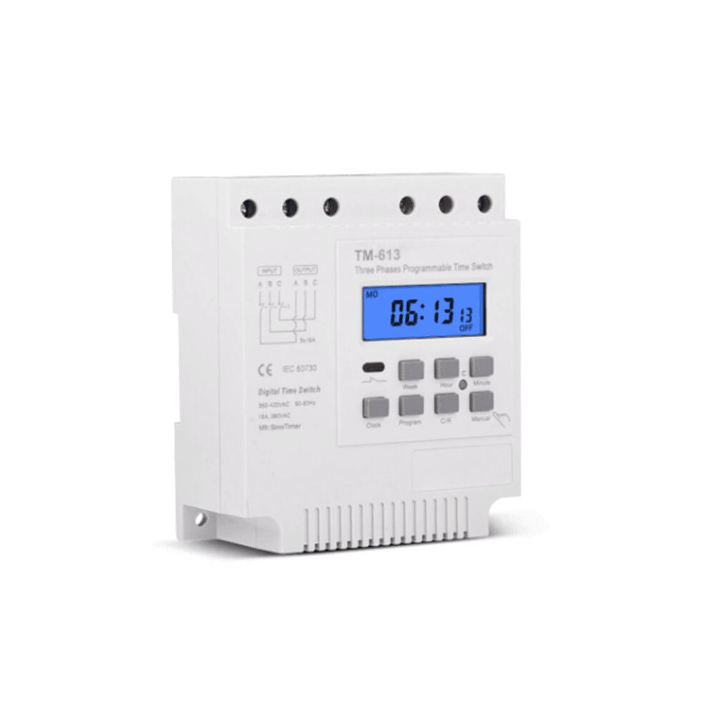 Industrial Timer Switch 17 Programmes 380V/415V With Weekly Scheduling For Industrial Automation 6901508340121