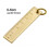 Brass Ruler 65mm Length, Thickened 3mm Solid Brass Material, Hand-Polished Measuring Tool for Keychains Small Items 1