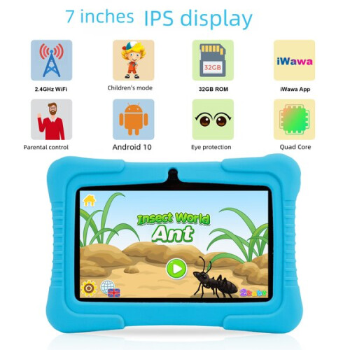 Children's Tablet 7-inch Android Learning Tablet with 1.5GHz Processor, Bluetooth Smart Gravity Sensing for Kids 2