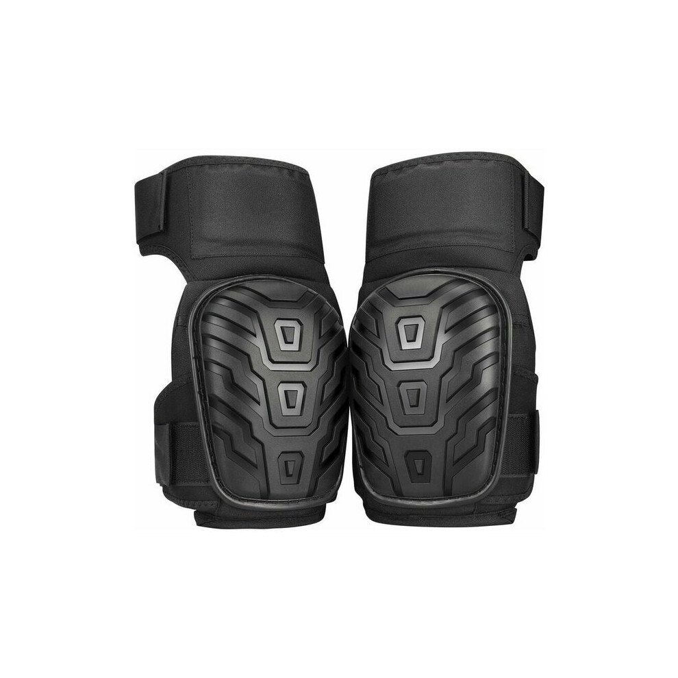 Professional Work Knee Pads With Gel Cushion Adjustable Straps - Breathable Neoprene Durable Epe Construction For Flooring, Gardening 6901508341791