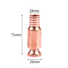 Manual Fuel Transfer Pump Compatible with Automotive Fuel Tank, Copper Alloy Siphon Connector 71mm Height for Fuel Diesel