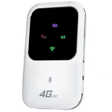 Router WiFi mobile 4G LTE compatibile con tutte le reti, 30 ore di autonomia in standby, punto di accesso portatile con antenna integrata.