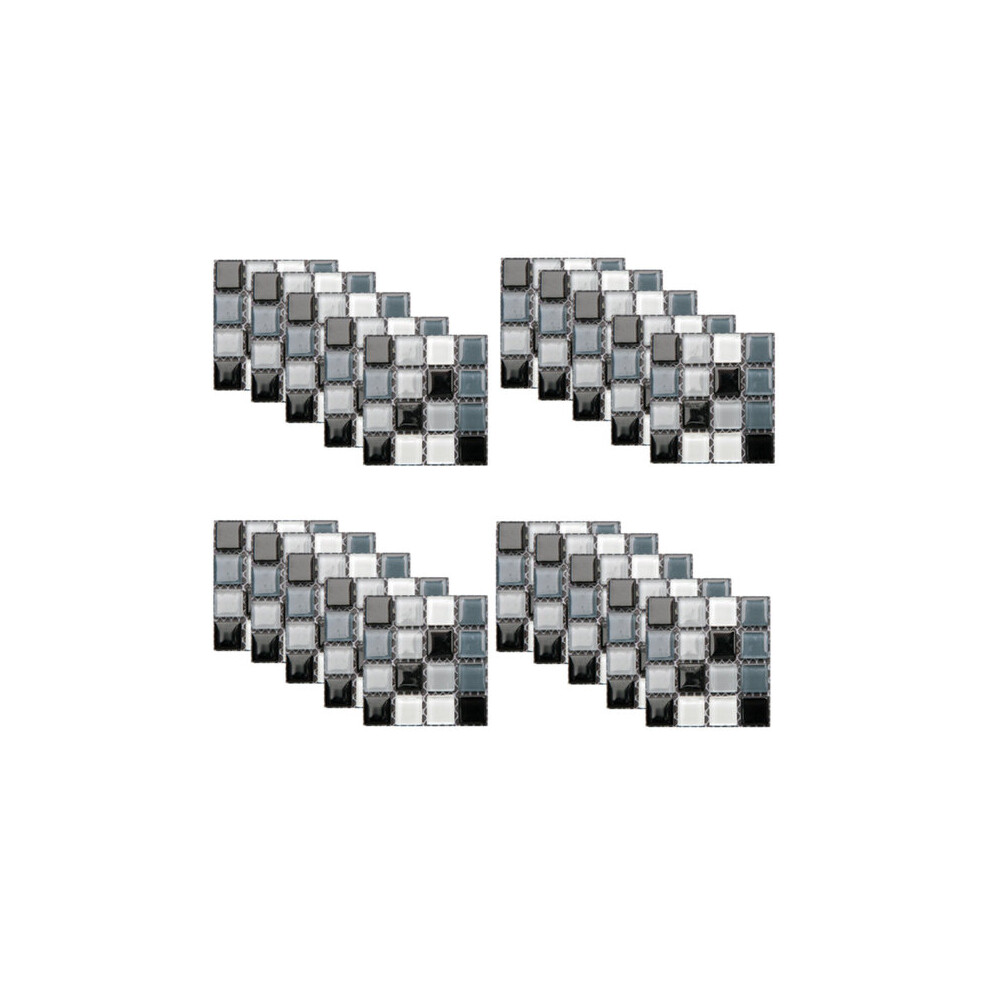Self-Adhesive Wall Tiles, Waterproof, 20-Pack 20X20cm, Pvc Mosaic Stickers For Home Wall Floor 6901508349216