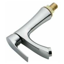Basin Tap Single Cold Waterfall Brass Bathroom Sink Faucet with Ceramic Valve Core, Standard Valve Seat