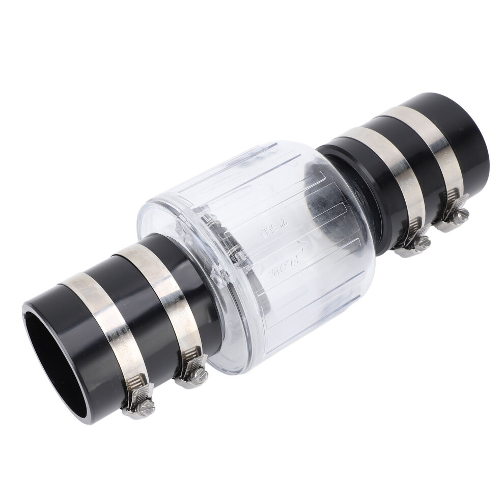 Silent Abs Sump Pump Check Valve, Spring-Loaded Flapper For Backflow Prevention 7891388209191