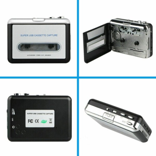 Πορτοπατικός μετατροπέας κασετών σε MP3 με τροφοδοσία USB για σπίτι και αυτοκίνητο 2