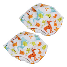 2PCS Baby Swim Diapers, Adjustable Leakproof Waterproof Swim Pants for Infants 0-2Y