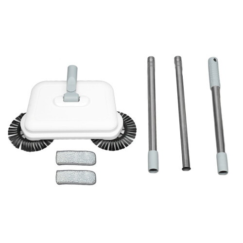 Hand Push Sweeper 360 2-in-1 Foldable Wet Dry Floor Cleaner 2
