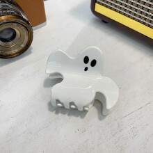(Waving Little Ghost) Halloween Hair Claw Clips, Cute Halloween Hair Accessories, Bat Spider Web Hair Clips Pumpkin Ghost Hairpins For Costume Cosplay