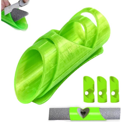 Pipe Insulation Cutting Template for 15-28mm Pipes, 3-Piece Set with Guide Marks for Precise Positioning 1