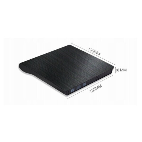 External USB 3.0 CD/DVD Burner with 24x Read/Write Speed, Plug and Play for Laptops and Desktop Computers, Compatible with Windows and Mac 2