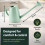 Keplin 1.8L Plastic Plants Watering Can with Plastic Sprinkler, Green 3
