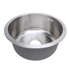 304 Stainless Steel Round Sink 42cm Dish Basin
