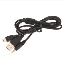 1.2m Data Transfer Cable Game Console Accessories 2 in 1 Data Charge Cable Replacement Lightweight for Sony PSP 2000 3000