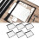 Kosmetiktaschen Set transparent PVC 6er 7