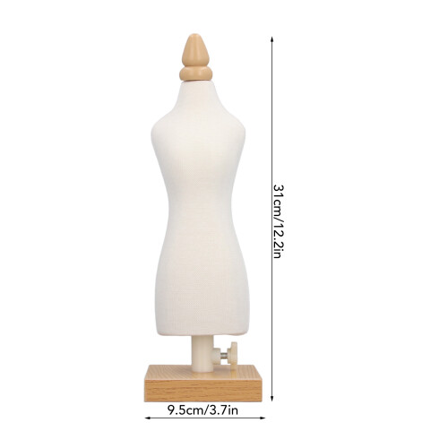 Style 1 Mannequin de couture en canvas de 12,2 pouces 1