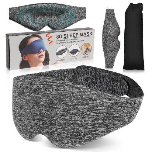 Søvnmaske Søvnøyemaske Sovemaske Nattøyemasker Øyebeskyttelse for søvn 1