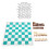 Imitation Wood Plastic Chess Set with PU Board, Lightweight, Beginners 4