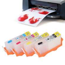 4 Pcs Ink Cartridges for Officejet 904 Color Black Blue Magenta Yellow