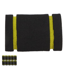 10pcs Yellow Foam Tattoo Grip Covers, 22mm Inner Diameter
