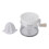 Spremiagrumi manuale portatile bianco 11.82oz 2