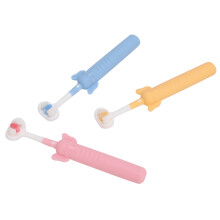 3 pièces – brosse à dents pour tout-petits à trois faces pour les enfants de 2 à 12 ans