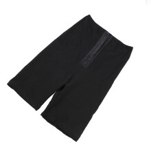 Shorts de sauna en sweat cuir PU taille haute M