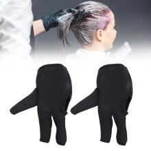 1 paire de gants résistants à la chaleur pour les cheveux en coton à 3 doigts
