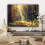(Forest path, 31"x24") Framed Canvas Wall Art 4