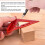Carpenter Square Protractor 98g 9.5x9.2cm Silver 4