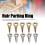 10PCS Alloy Hair Parting Ring Halloween Cosplay 4