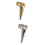 10PCS Alloy Hair Parting Ring Halloween Cosplay 11