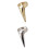 10PCS Alloy Hair Parting Ring Halloween Cosplay 8