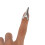 10PCS Alloy Hair Parting Ring Halloween Cosplay 14