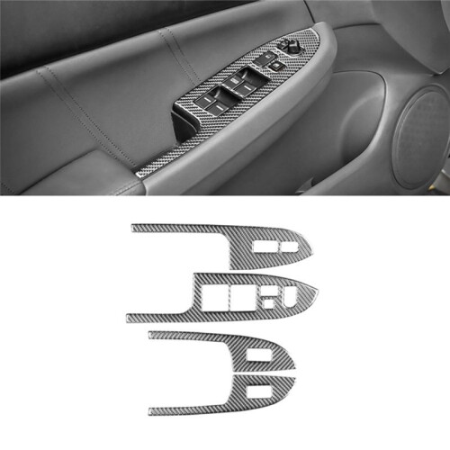 For  Accord 2003-2007 LHD Carbon Fiber Window Lift  Button Panel Interior Accessories 1