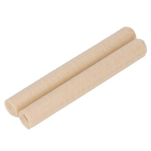 2 Stück Collagen-Wursthüllen 19 mm Naturhandarbeit, Tube für Zuhause