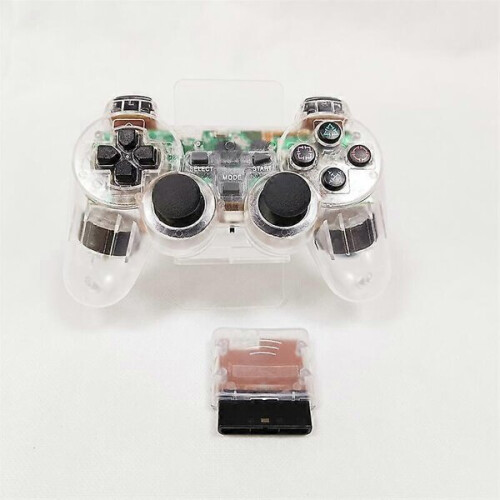 PS2 Wireless-Controller, kompatibel mit PlayStation 2, 2er-Pack mit Dual-Vibration