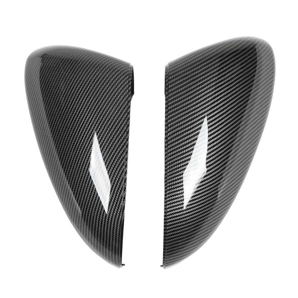 Abs Mirror Caps - Carbon Fibre Style For Ford 7340572749703