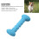 Cute Blue Bone Rubber Chew Toy for Small & Medium Dogs 5