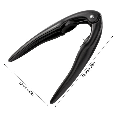 (Black) Stainless Steel Chestnut Cracker for Hard Shell Nuts 1