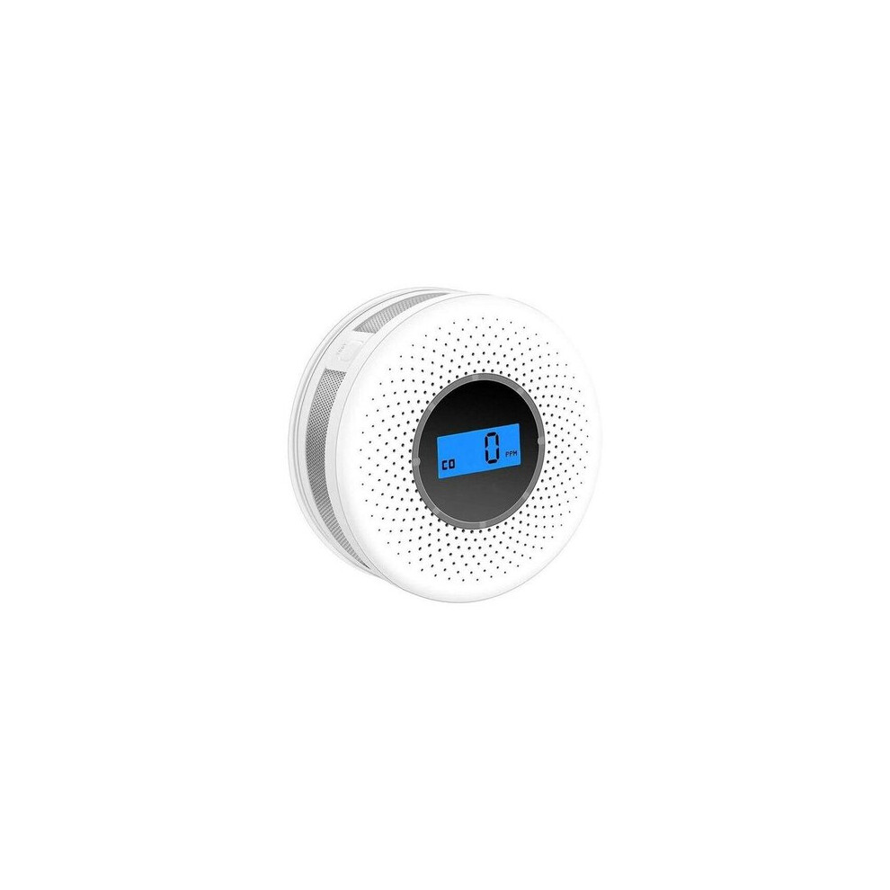 Smoke And Carbon Monoxide Detector Alarm, Battery Powered With 3 Aa, Commercial Indoor Use, Electrochemical Co Photoelectric Smoke Sensor 6901508353428